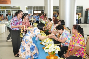 มรภ.เทพสตรี จัดงานทำบุญกลางบ้าน สืบสานประเพณีสงกรานต์ ประจำปี พ.ศ. 2568