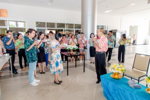 มรภ.เทพสตรี จัดงานทำบุญกลางบ้าน สืบสานประเพณีสงกรานต์ ประจำปี พ.ศ. 2568