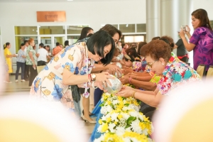 มรภ.เทพสตรี จัดงานทำบุญกลางบ้าน สืบสานประเพณีสงกรานต์ ประจำปี พ.ศ. 2568