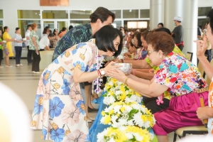 มรภ.เทพสตรี จัดงานทำบุญกลางบ้าน สืบสานประเพณีสงกรานต์ ประจำปี พ.ศ. 2568