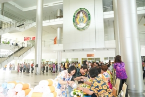 มรภ.เทพสตรี จัดงานทำบุญกลางบ้าน สืบสานประเพณีสงกรานต์ ประจำปี พ.ศ. 2568