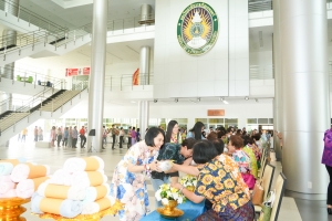 มรภ.เทพสตรี จัดงานทำบุญกลางบ้าน สืบสานประเพณีสงกรานต์ ประจำปี พ.ศ. 2568