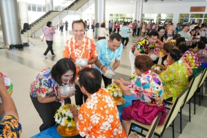 มรภ.เทพสตรี จัดงานทำบุญกลางบ้าน สืบสานประเพณีสงกรานต์ ประจำปี พ.ศ. 2568