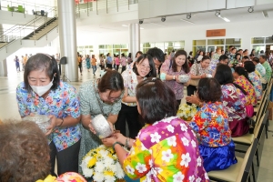 มรภ.เทพสตรี จัดงานทำบุญกลางบ้าน สืบสานประเพณีสงกรานต์ ประจำปี พ.ศ. 2568