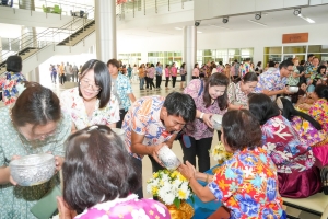 มรภ.เทพสตรี จัดงานทำบุญกลางบ้าน สืบสานประเพณีสงกรานต์ ประจำปี พ.ศ. 2568
