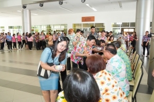 มรภ.เทพสตรี จัดงานทำบุญกลางบ้าน สืบสานประเพณีสงกรานต์ ประจำปี พ.ศ. 2568