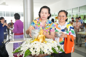 มรภ.เทพสตรี จัดงานทำบุญกลางบ้าน สืบสานประเพณีสงกรานต์ ประจำปี พ.ศ. 2568