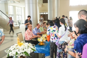 มรภ.เทพสตรี จัดงานทำบุญกลางบ้าน สืบสานประเพณีสงกรานต์ ประจำปี พ.ศ. 2568
