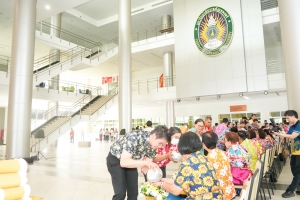 มรภ.เทพสตรี จัดงานทำบุญกลางบ้าน สืบสานประเพณีสงกรานต์ ประจำปี พ.ศ. 2568