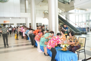 มรภ.เทพสตรี จัดงานทำบุญกลางบ้าน สืบสานประเพณีสงกรานต์ ประจำปี พ.ศ. 2568