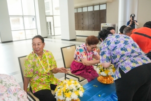 มรภ.เทพสตรี จัดงานทำบุญกลางบ้าน สืบสานประเพณีสงกรานต์ ประจำปี พ.ศ. 2568