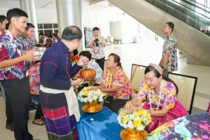 มรภ.เทพสตรี จัดงานทำบุญกลางบ้าน สืบสานประเพณีสงกรานต์ ประจำปี พ.ศ. 2568
