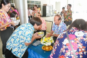 มรภ.เทพสตรี จัดงานทำบุญกลางบ้าน สืบสานประเพณีสงกรานต์ ประจำปี พ.ศ. 2568