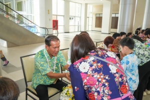 มรภ.เทพสตรี จัดงานทำบุญกลางบ้าน สืบสานประเพณีสงกรานต์ ประจำปี พ.ศ. 2568
