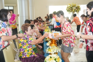 มรภ.เทพสตรี จัดงานทำบุญกลางบ้าน สืบสานประเพณีสงกรานต์ ประจำปี พ.ศ. 2568