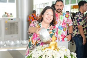 มรภ.เทพสตรี จัดงานทำบุญกลางบ้าน สืบสานประเพณีสงกรานต์ ประจำปี พ.ศ. 2568
