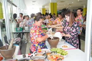 มรภ.เทพสตรี จัดงานทำบุญกลางบ้าน สืบสานประเพณีสงกรานต์ ประจำปี พ.ศ. 2568