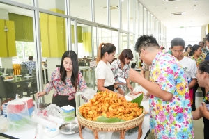 มรภ.เทพสตรี จัดงานทำบุญกลางบ้าน สืบสานประเพณีสงกรานต์ ประจำปี พ.ศ. 2568