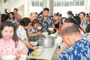 มรภ.เทพสตรี จัดงานทำบุญกลางบ้าน สืบสานประเพณีสงกรานต์ ประจำปี พ.ศ. 2568