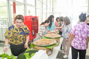 มรภ.เทพสตรี จัดงานทำบุญกลางบ้าน สืบสานประเพณีสงกรานต์ ประจำปี พ.ศ. 2568