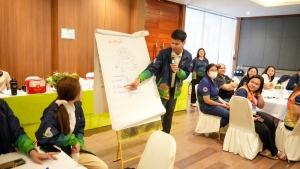 กองพัฒนานักศึกษา จัดอบรม Upskill - Reskill อาจารย์ที่ปรึกษากิจกรรม ตามกระบวนการวิศวกรสังคม มรภ.เทพสตรี