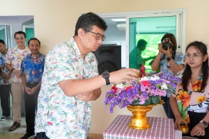 คณะเทคโนโลยีอุตสาหกรรม จัดพิธีทำบุญสงกรานต์ สืบสานประเพณีไทย ประจำปี พ.ศ. 2568
