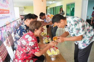 คณะเทคโนโลยีอุตสาหกรรม จัดพิธีทำบุญสงกรานต์ สืบสานประเพณีไทย ประจำปี พ.ศ. 2568