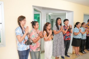 คณะเทคโนโลยีอุตสาหกรรม จัดพิธีทำบุญสงกรานต์ สืบสานประเพณีไทย ประจำปี พ.ศ. 2568