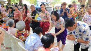 มรภ.เทพสตรี ร่วมกับภาคีเครือข่ายจัดงานสงกรานต์บ้านดินสอพองทะเลชุบศร ในโครงการพัฒนาการตลาดและการท่องเที่ยวชุมชนดินสอพองจังหวัดลพบุรีเชิงสร้างสรรค์เพื่อยกระดับสู่การเป็น Soft Power ของประเทศ