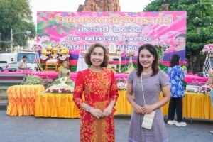 มรภ.เทพสตรี ร่วมพิธีทำบุญตักบาตรประเพณีวันสงกรานต์ ประจำปี พ.ศ. 2568