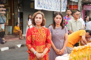มรภ.เทพสตรี ร่วมพิธีทำบุญตักบาตรประเพณีวันสงกรานต์ ประจำปี พ.ศ. 2568