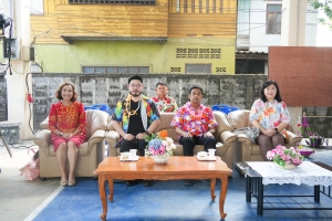 เทศบาลตำบลถนนใหญ่ ร่วมกับ มรภ.เทพสตรี จัดโครงการสานสัมพันธ์ผู้สูงอายุ ถนนใหญ่ถิ่นไทยพวน หอมหวลกลิ่นดินสอพอง