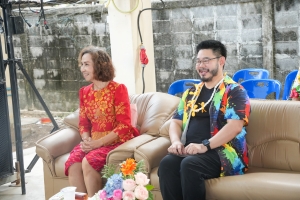 เทศบาลตำบลถนนใหญ่ ร่วมกับ มรภ.เทพสตรี จัดโครงการสานสัมพันธ์ผู้สูงอายุ ถนนใหญ่ถิ่นไทยพวน หอมหวลกลิ่นดินสอพอง