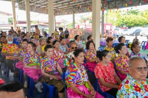 เทศบาลตำบลถนนใหญ่ ร่วมกับ มรภ.เทพสตรี จัดโครงการสานสัมพันธ์ผู้สูงอายุ ถนนใหญ่ถิ่นไทยพวน หอมหวลกลิ่นดินสอพอง