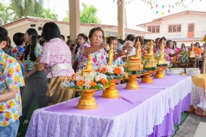 เทศบาลตำบลถนนใหญ่ ร่วมกับ มรภ.เทพสตรี จัดโครงการสานสัมพันธ์ผู้สูงอายุ ถนนใหญ่ถิ่นไทยพวน หอมหวลกลิ่นดินสอพอง