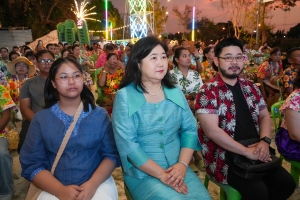 มรภ.เทพสตรี ร่วมงานประเพณีสงกรานต์ ถนนดินสอพอง ภายใต้แนวคิด ยลเสน่ห์สงกรานต์ หมู่บ้านดินสอพอง