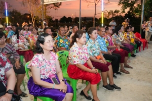มรภ.เทพสตรี ร่วมงานประเพณีสงกรานต์ ถนนดินสอพอง ภายใต้แนวคิด ยลเสน่ห์สงกรานต์ หมู่บ้านดินสอพอง