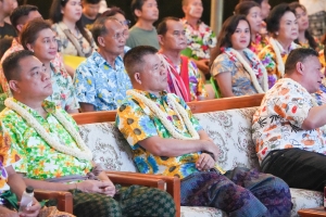 มรภ.เทพสตรี ร่วมงานประเพณีสงกรานต์ ถนนดินสอพอง ภายใต้แนวคิด ยลเสน่ห์สงกรานต์ หมู่บ้านดินสอพอง
