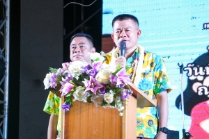 มรภ.เทพสตรี ร่วมงานประเพณีสงกรานต์ ถนนดินสอพอง ภายใต้แนวคิด ยลเสน่ห์สงกรานต์ หมู่บ้านดินสอพอง