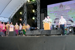 มรภ.เทพสตรี ร่วมงานประเพณีสงกรานต์ ถนนดินสอพอง ภายใต้แนวคิด ยลเสน่ห์สงกรานต์ หมู่บ้านดินสอพอง