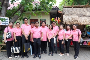 คณะมนุษยศาสตร์ฯ มรภ.เทพสตรี ร่วมกับ บริษัท ไทยเบิ้งโคกสลุง จำกัด (วิสาหกิจเพื่อสังคม) และภาคีเครือข่าย จัดงานพลังศรัทธาสืบสาน ประเพณีแห่ดอกไม้ ต้อนรับสงกรานต์ ไทยเบิ้งบ้านโคกสลุง