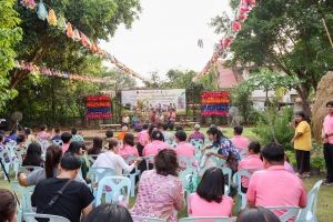 คณะมนุษยศาสตร์ฯ มรภ.เทพสตรี ร่วมกับ บริษัท ไทยเบิ้งโคกสลุง จำกัด (วิสาหกิจเพื่อสังคม) และภาคีเครือข่าย จัดงานพลังศรัทธาสืบสาน ประเพณีแห่ดอกไม้ ต้อนรับสงกรานต์ ไทยเบิ้งบ้านโคกสลุง