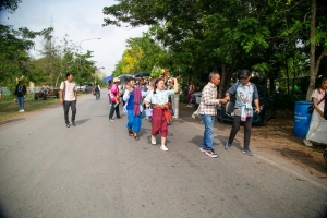 คณะมนุษยศาสตร์ฯ มรภ.เทพสตรี ร่วมกับ บริษัท ไทยเบิ้งโคกสลุง จำกัด (วิสาหกิจเพื่อสังคม) และภาคีเครือข่าย จัดงานพลังศรัทธาสืบสาน ประเพณีแห่ดอกไม้ ต้อนรับสงกรานต์ ไทยเบิ้งบ้านโคกสลุง
