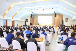 มรภ.เทพสตรี ร่วมการประชุมเชิงปฏิบัติการการพัฒนานักศึกษาเครือข่ายกิจการนักศึกษามหาวิทยาลัยราชภัฏและมหาวิทยาลัยเทคโนโลยีราชมงคลทั่วประเทศ ครั้งที่ 14