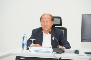 ผู้บริหาร มรภ.เทพสตรี พร้อมด้วยผู้เกี่ยวข้อง ร่วมรับฟังการแจ้งผลการติดตาม ตรวจสอบฯ ปีงบประมาณ พ.ศ. 2567 จาก คกก.ติดตาม ตรวจสอบฯ