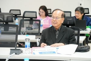 ผู้บริหาร มรภ.เทพสตรี พร้อมด้วยผู้เกี่ยวข้อง ร่วมรับฟังการแจ้งผลการติดตาม ตรวจสอบฯ ปีงบประมาณ พ.ศ. 2567 จาก คกก.ติดตาม ตรวจสอบฯ