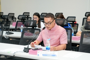 ผู้บริหาร มรภ.เทพสตรี พร้อมด้วยผู้เกี่ยวข้อง ร่วมรับฟังการแจ้งผลการติดตาม ตรวจสอบฯ ปีงบประมาณ พ.ศ. 2567 จาก คกก.ติดตาม ตรวจสอบฯ