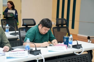 ผู้บริหาร มรภ.เทพสตรี พร้อมด้วยผู้เกี่ยวข้อง ร่วมรับฟังการแจ้งผลการติดตาม ตรวจสอบฯ ปีงบประมาณ พ.ศ. 2567 จาก คกก.ติดตาม ตรวจสอบฯ