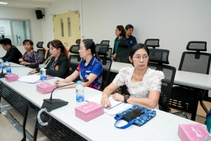 ผู้บริหาร มรภ.เทพสตรี พร้อมด้วยผู้เกี่ยวข้อง ร่วมรับฟังการแจ้งผลการติดตาม ตรวจสอบฯ ปีงบประมาณ พ.ศ. 2567 จาก คกก.ติดตาม ตรวจสอบฯ