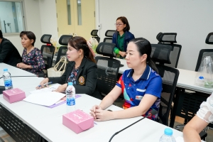 ผู้บริหาร มรภ.เทพสตรี พร้อมด้วยผู้เกี่ยวข้อง ร่วมรับฟังการแจ้งผลการติดตาม ตรวจสอบฯ ปีงบประมาณ พ.ศ. 2567 จาก คกก.ติดตาม ตรวจสอบฯ